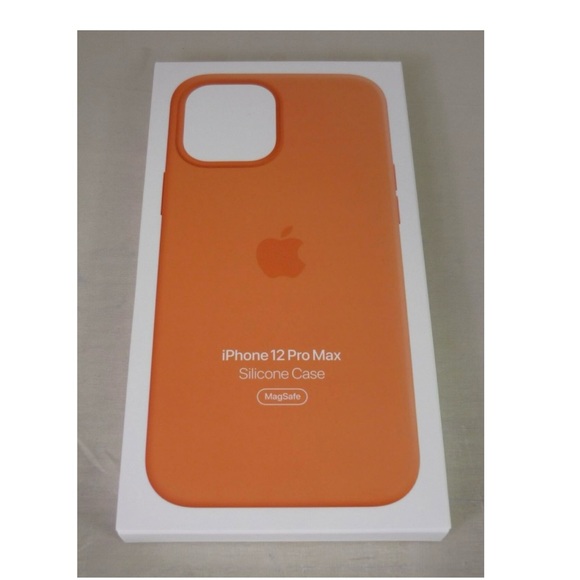 iPhone 12 ProMax Salmon (Kumquat) Silicone phone case with magsafe tech - Picture 2 of 2